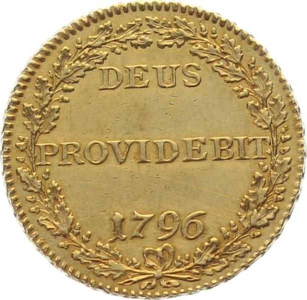 Bern Doppelduplone 1796 «DEUS PROVIDEBIT» – historische Goldmünze der Republik Bern